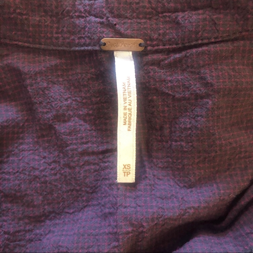 Free People oversized button Shirt - Picture 5 of 8
